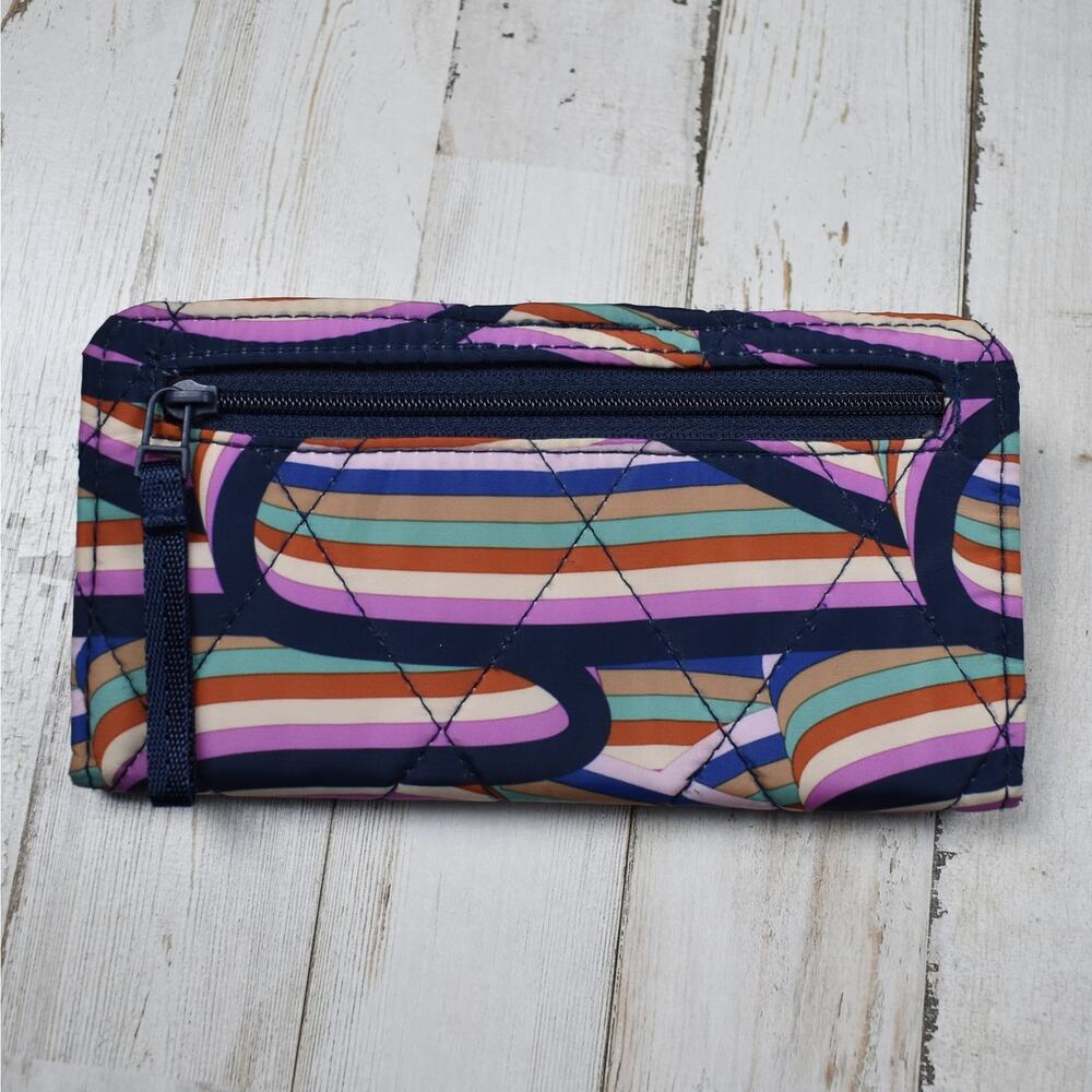 Vera Bradley Ultralight Essential Retro Ribbons Bag & Wallet Crossbody Shoulder - Picture 10 of 12